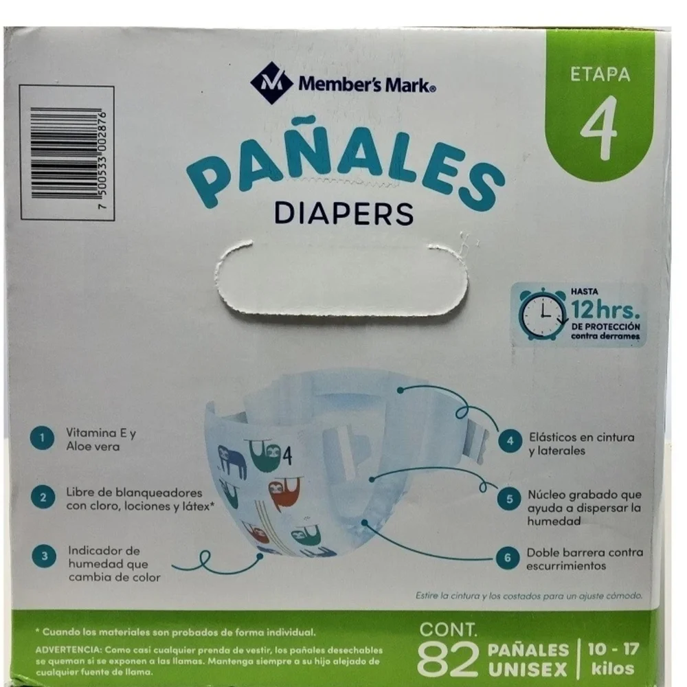 Member's Mark Pañales Diapers - Size 4